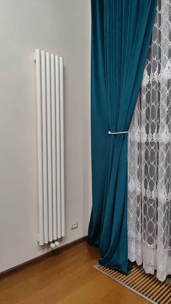 Bareng Monte V 1750 в интерьере, Спальня 12 м², RAL 9016 белый