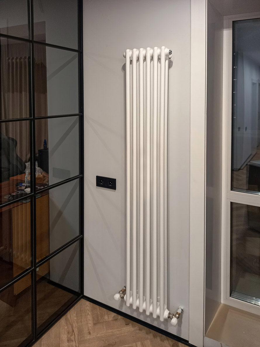 Solira 2180 в интерьере, Гостиная 16 м², RAL 9016 белый