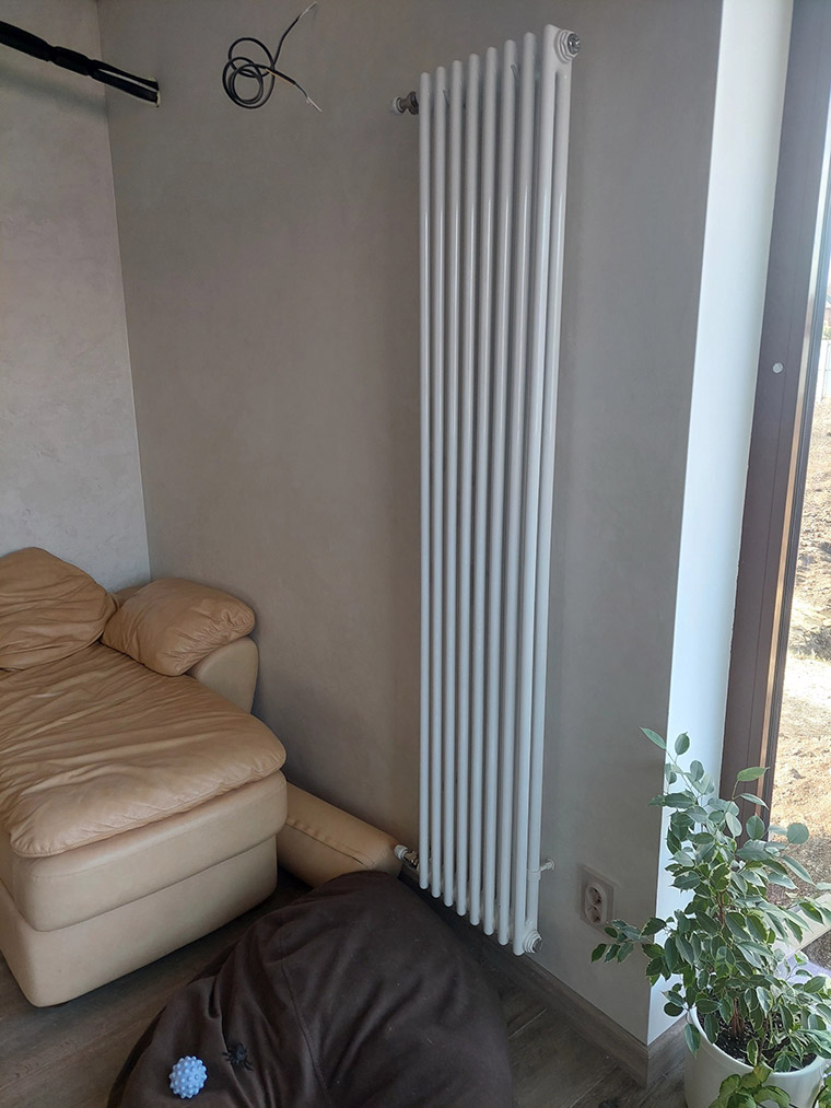 Solira 2180 в интерьере, Гостиная 17 м², RAL 9016 белый