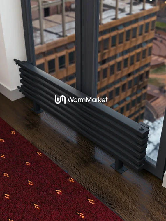 Bareng Select ZN 1750 - напольный трубчатый радиатор высотой 1750 мм, боковое подключение