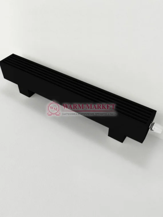 Напольный конвектор KZTO Radiator Элегант Мини 130х130, 2 теплообменника ral 9005