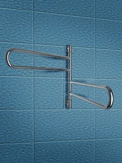 Электрический поворотный полотенцесушитель KARO E с малым энергопотреблением