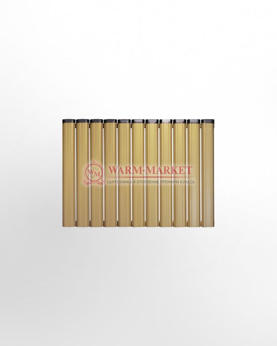 Горизонтальный дизайн радиатор Anit Pioneer 500 анодированный алюминий цвет золото | Фото 3
