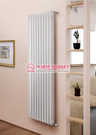 Purmo Delta Lazerline 3180-10 секций, трехтрубный вертикальный радиатор с боковым подключением