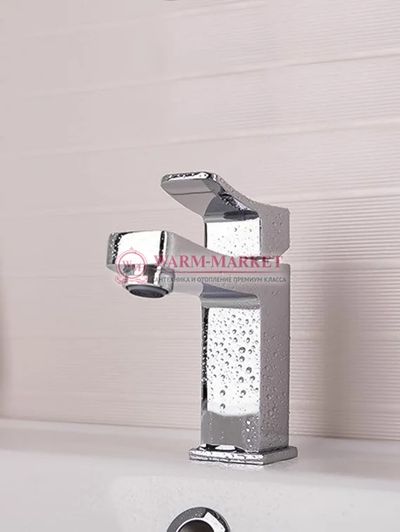 Смеситель для умывальника черный Aller 1064-Bl