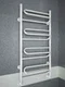 Upiter White - белый полотенцесушитель с увеличенным пространством  для сушки.