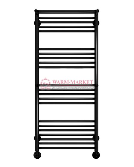 Аврора П22-3 - электрический полотенцесушитель с двумя полками, черный