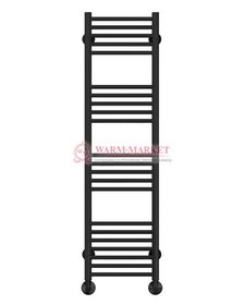 Аврора П22-1 - водяной полотенцесушитель, нижнее подключение, черный