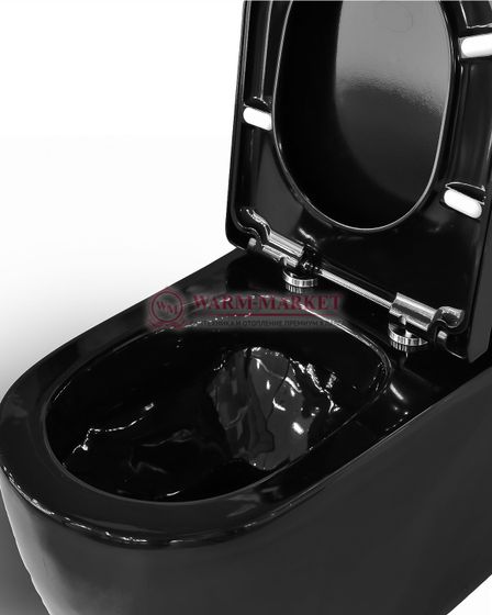 Унитаз Nilo 2301 nero черный глянцевый