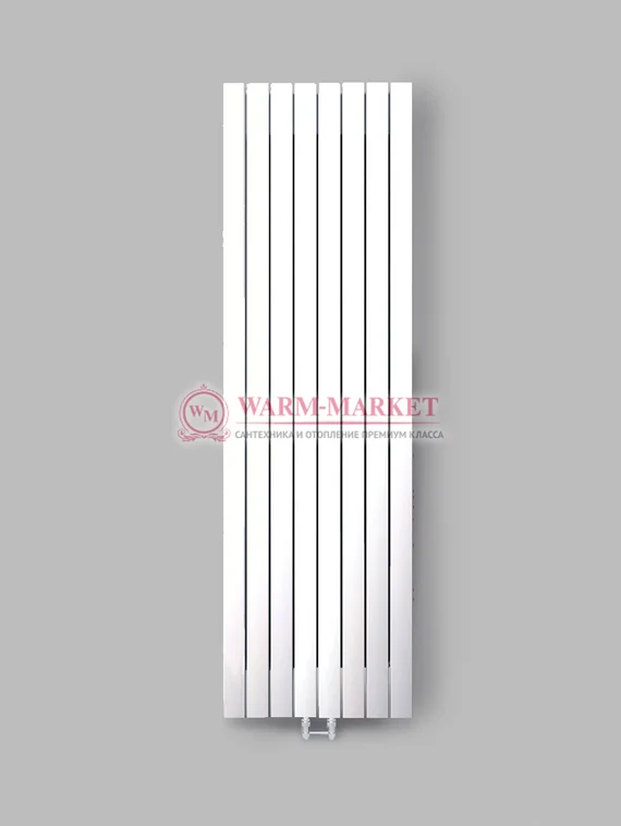 Steel V 50х30 2000 - вертикальный трубчатый дизайн-радиатор, 10 секций