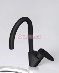 Смеситель для кухни Leine черный 3507-Bl