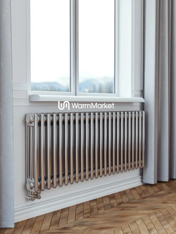 Axxinot Sentir Chrome 3050 - стальной трубчатый радиатор, нижнее подключение N69