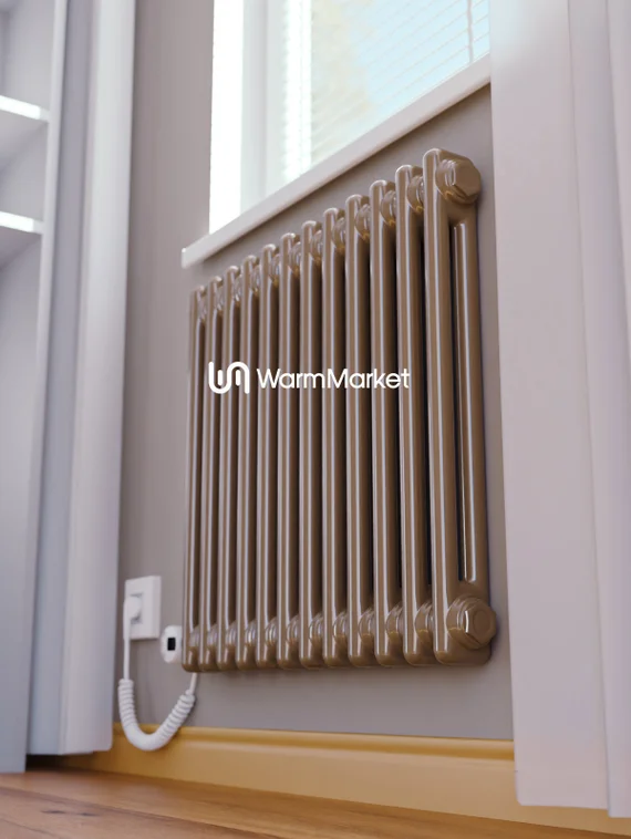 Bareng Softy Electric 2057 - электрический двухтрубный трубчатый радиатор высотой 570мм