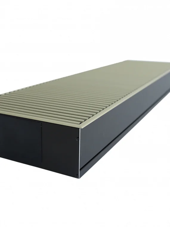 Внутрипольный конвектор с принудительной конвекцией Möhlenhoff QSKS шириной 220 мм, высотой 90 мм