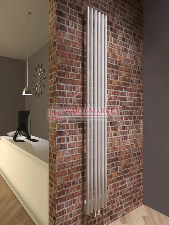 WH Round 500 V - вертикальный стальной трубчатый радиатор высотой 500 мм