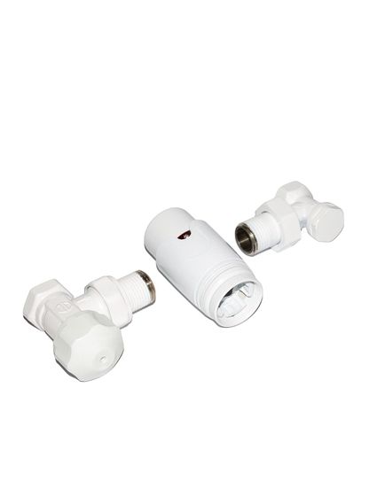 Угловой набор подключения 1/2 Axxinot с термоголовкой Delta