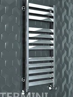 Termini E - электрический дизайн полотенцесушитель с прямоугольными вертикалями