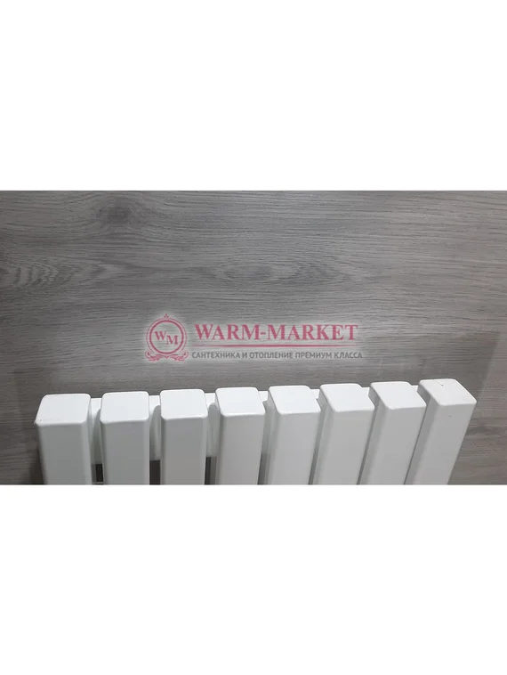 Steel V 40х40 2000 - вертикальный трубчатый дизайн-радиатор, 2 секции