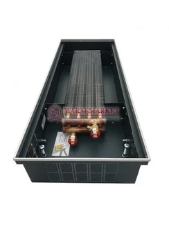 Внутрипольный конвектор Techno Power KVZ, высота 105 мм., ширина 300 мм., без решетки