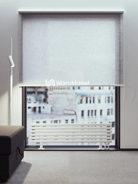 Bareng Tipe ZN 2500 - напольный трубчатый радиатор шириной 2500 мм, нижнее правое подключение