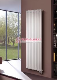 Вертикальный трубчатый радиатор Irsap Tesi RT 31800-10 №26, трехтрубный с нижним подключением.