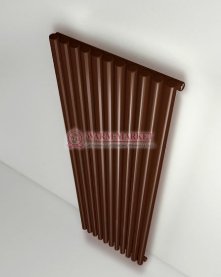 Garmonia A 40 V 1 - вертикальный трубчатый радиатор высотой 1784 мм коричневого цвета