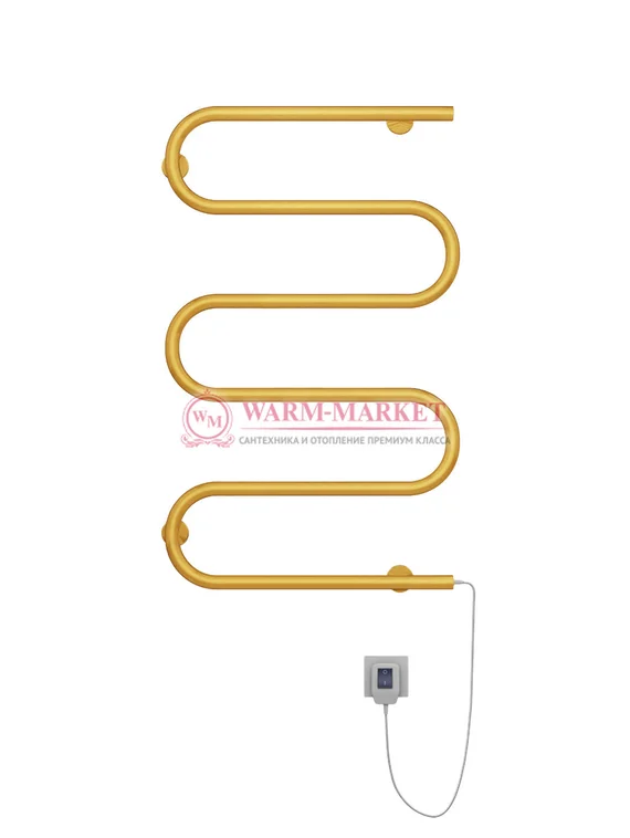 Ш-образный электрический полотенцесушитель