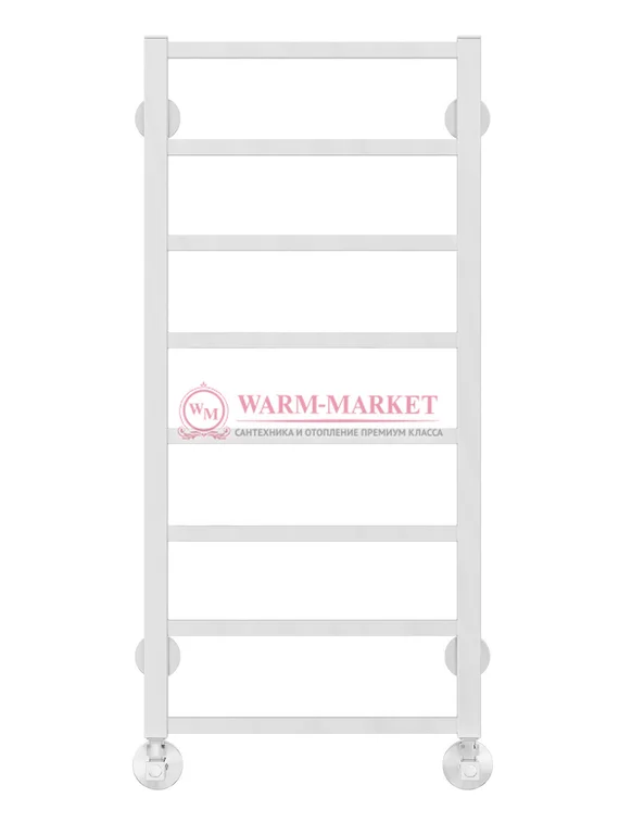Контур П8-1 - водяной полотенцесушитель, нижнее подключение, белый
