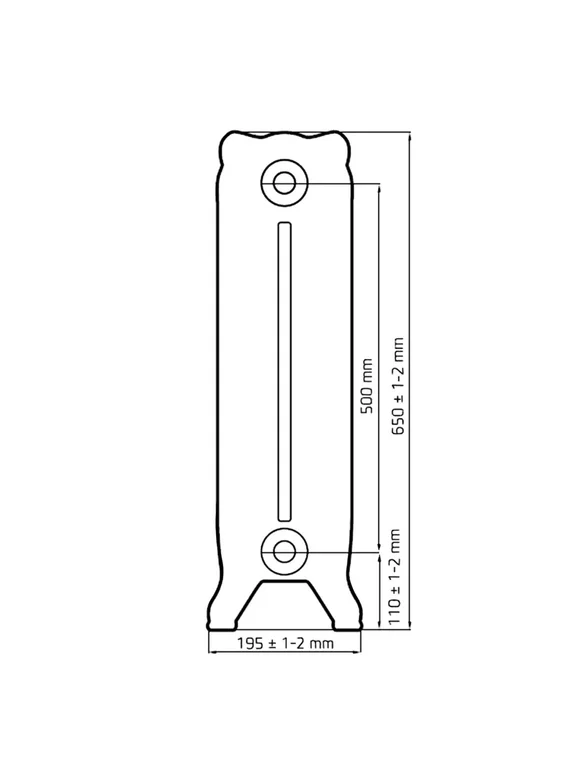 Windsor 500 - чугунный дизайн радиатор