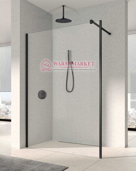 Душевой термостатический комплект Warmer Black Line Bl 400300-10D Termo