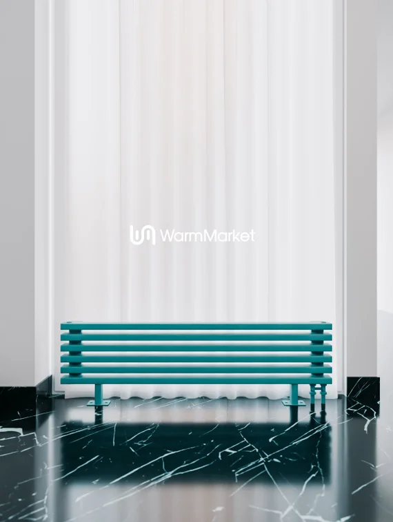 Bareng Select ZN 1750 - напольный трубчатый радиатор высотой 1750 мм, нижнее правое подключение