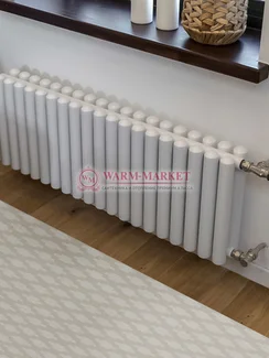 Трубчатый радиатор KZTO Garmonia C40 V2 высотой 357 мм напольного исполнения