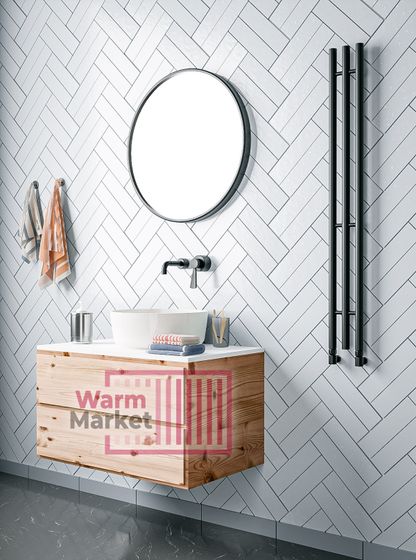 Axxinot Ture 3 - узкий водяной дизайн полотенцесушитель из нержавеющей стали