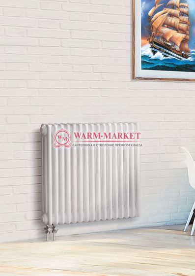 Трубчатый радиатор Dia Norm 3057 трехтрубный, нижнее правое/левое подключение