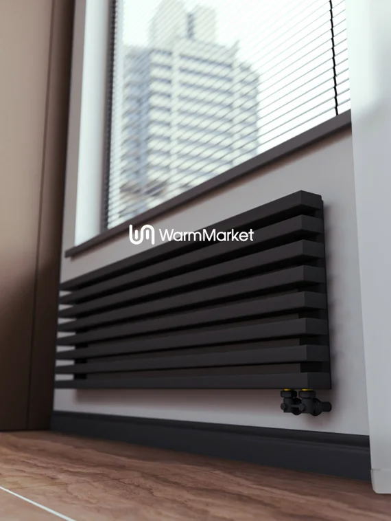 Bareng Select Z 700 - горизонтальный трубчатый радиатор шириной 700 мм, нижнее правое подключение