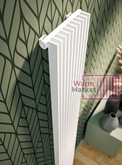 Параллели В 1 -1750 мм высотой -вертикальный радиатор  с нижним подключением (БЕЗ ТВВ)