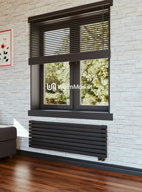 Bareng Tipe Z 900 - горизонтальный трубчатый радиатор шириной 900 мм, нижнее правое подключение