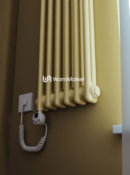 Bareng Softy Electric 2120 - электрический вертикальный двухтрубный трубчатый радиатор высотой 1200 мм