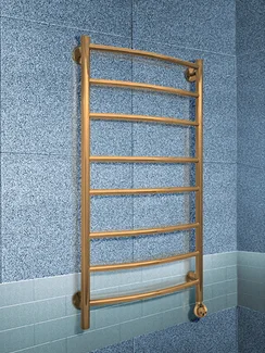 Galant Bronze E - бронзовый электрический полотенцесушитель классической формы