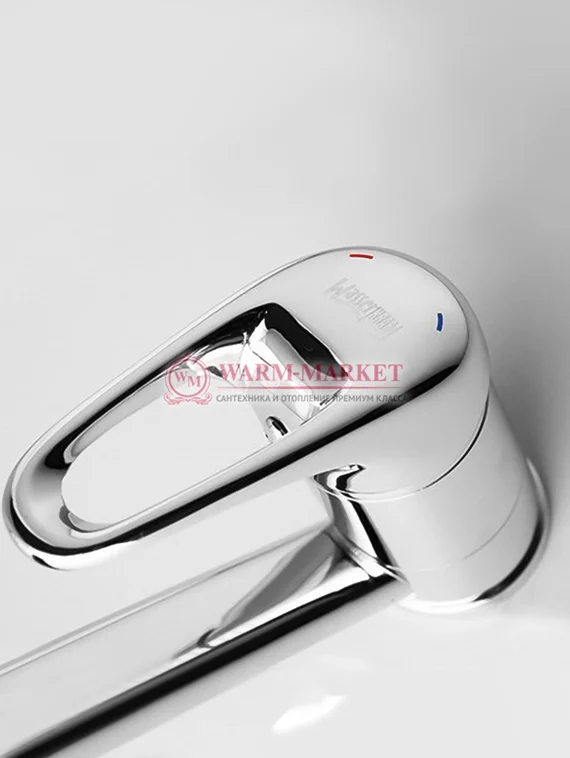 Смеситель для кухни черный Oder 6307-Bl