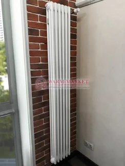 Вертикальный трубчатый радиатор Arbonia 3180, трехтрубный №12 боковое подключение