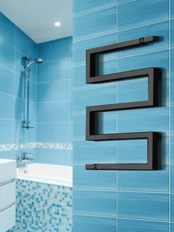 Ultra Black - дизайн полотенцесушитель черного цвета