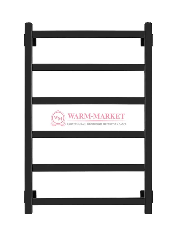 Водяной полотенцесушитель Secado Корато 1 из нержавеющей стали, черный