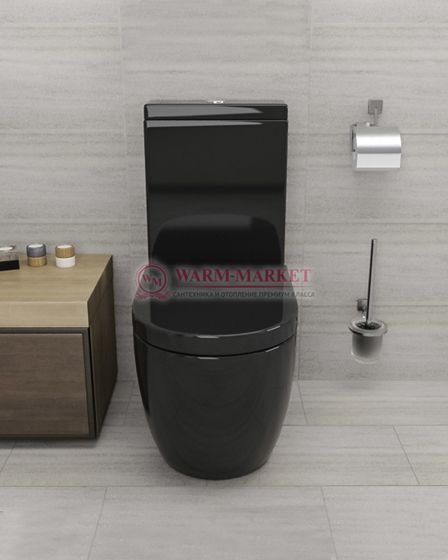 Унитаз Nilo 2301 nero черный глянцевый