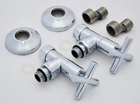 Вентиль крестообразный регулировочный прямой (комплект).