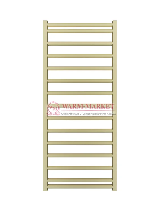 Mandarino Tubo 500х1200 - цветной полотенцесушитель из анодированного алюминия, модель 15/21