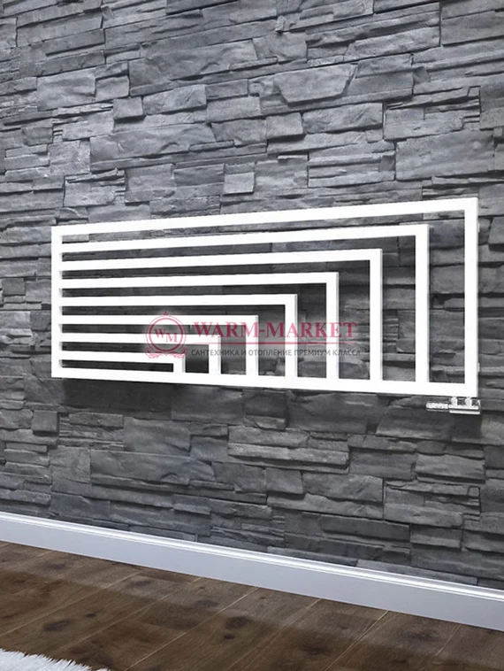 Angus - вертикальный водяной дизайн полотенцесушитель-перегородка из нержавеющей стали