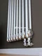 Axxinot Sentir Chrome 2180 - вертикальный трубчатый радиатор, нижнее подключение с термовентилем N69 твв