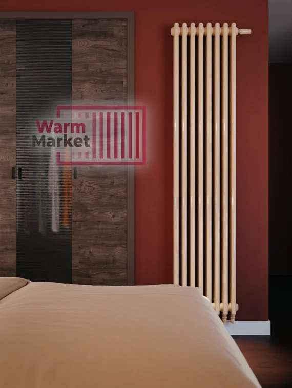 Axxinot Sentir 3180 - стальной трубчатый радиатор, нижнее подключение с термостатикой N69 твв