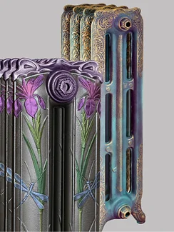 Декорирование чугунных дизайн радиаторов Retro Style